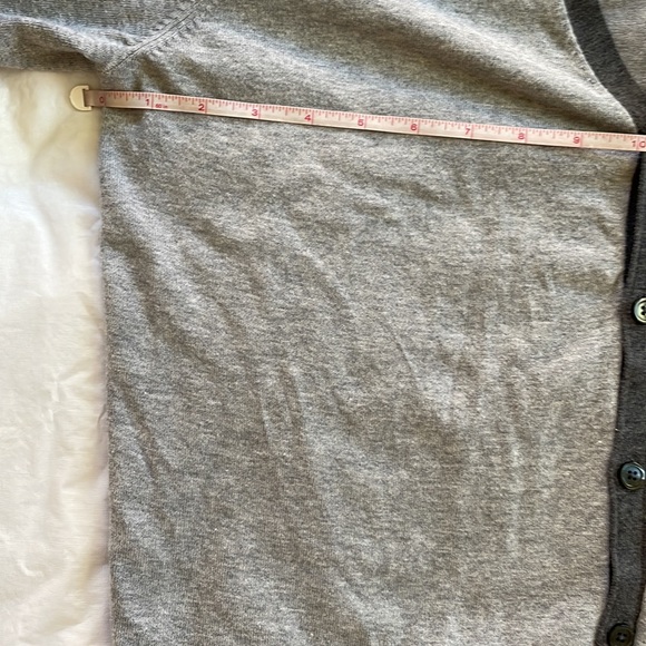 Uniqlo Premium Cotton Cardigan in Gray Size-Large - Picture 6 of 10